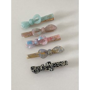 Ribbon clip pin (5color)