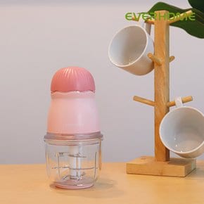 6엽칼날 이유식다지기 미니 멀티 마늘 야채 다지기 분쇄기 차퍼 EV-MC3700 이유식전용 6중날의섬세함