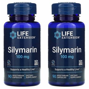 라이프익스텐션 실리마린 밀크씨슬 추출 100mg 90캡슐 2개