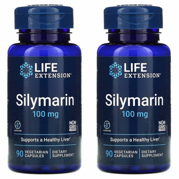 라이프익스텐션 실리마린 밀크씨슬 추출 100mg 90캡슐 2개