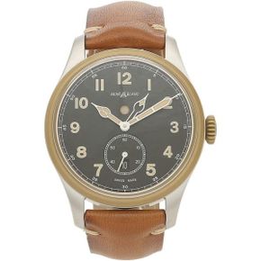 일본 몽블랑 시계 Montblanc 116479 Mens 워치 1858 44 Automatic Winding 블랙 브라운 레더 163