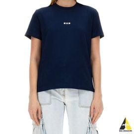 MSGM 엠에스지엠 24SS 마이크로 로고 반팔 티셔츠 (3641MDM500 247002 89)