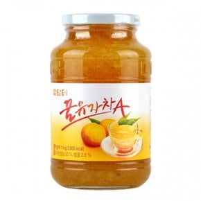 담터 꿀유자차A 1kg x 1병 + 워터보틀_