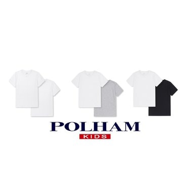 폴햄키즈 공용) 2PACK 반팔티 PKF5TS3810