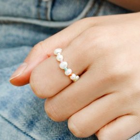 925 Silver Lieto Freshwater Pearl Ring/ 리에또