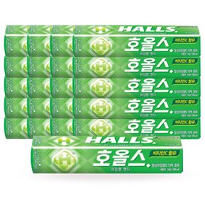 HALLS 호올스 캔디 라임 27.9g x20개/홀스 사탕