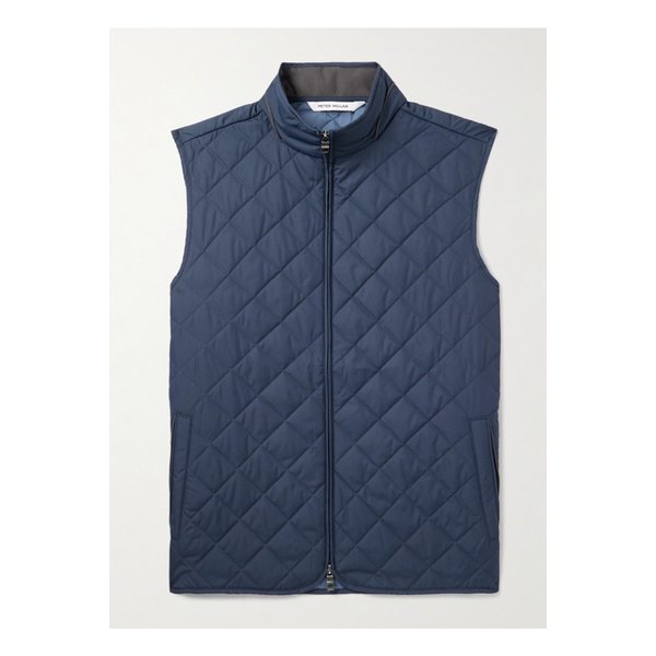 피터 밀러 에섹스 퀼팅 패딩  셸 질레 블루 46376663162887429