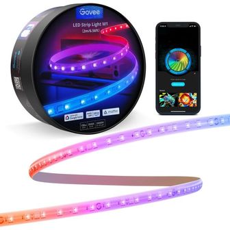  미국 고비 조명 월라이트 백라이트 Govee RGBIC LED Strip Lights M1 with Matter 6.56ft WiFi f