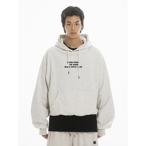 MWL OVER FIT HOODIE - OATMEAL