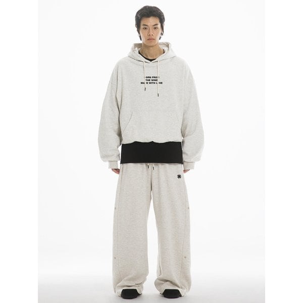 MWL OVER FIT HOODIE - OATMEAL