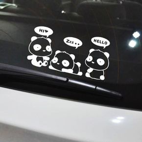 할인가 희망S 아기판다 차량용스티커 / 초보운전