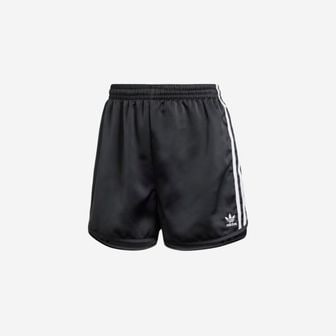  (W) 아디다스 사틴 스프린트 쇼츠 블랙 - KR 사이즈 (W) Adidas Satin Sprint Shorts Black - KR