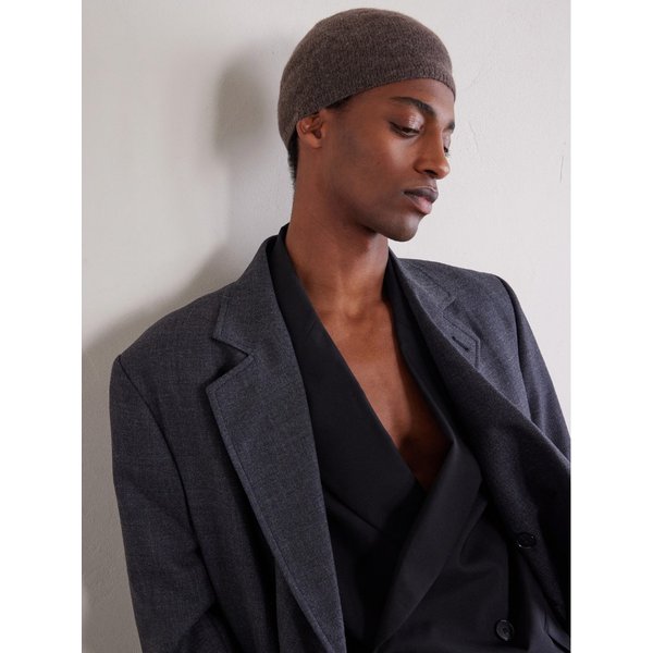 카시아 로고 아플리케 캐시미어 비니 46376663162970016