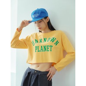 바시티 로고 크롭티 옐로우 _VARSITY LOGO CROP TEE YELLOW