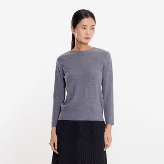 신세계라이브쇼핑 [플리츠미] 헤링본 라인 베이직 니트 티셔츠_EKTSW225028