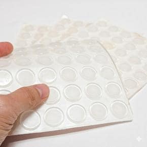 투명 실리콘 범퍼 보호패드 20mm 낱개