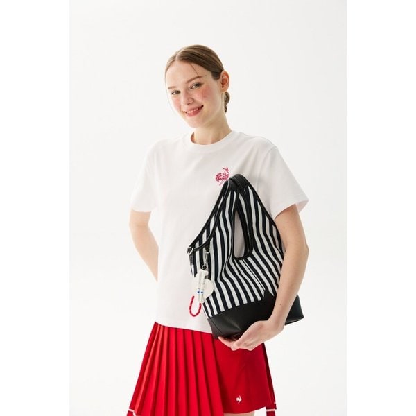 [여주점] 여성 로고 백참 장식 버킷백 GR122LBG24 BLCK