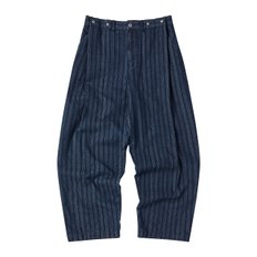 BUTTON TUCK PANTS [INDIGO BLUE]