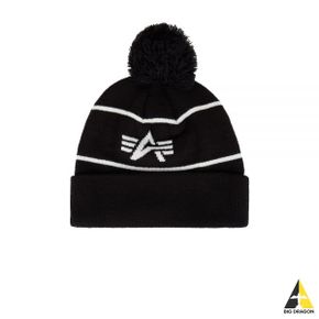 ESSENTIAL POM BEANIE (UHE52500C1 BLACK) (에센셜 폼 비니)