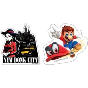 엔스카이 Super Mario Odyssey: Travel Sticker 1 Metro Kingdom