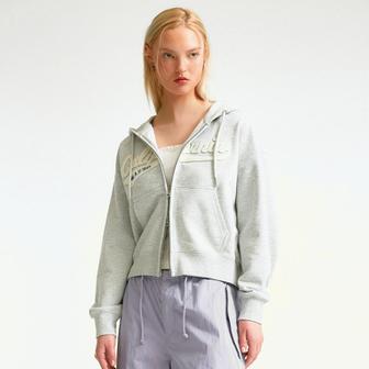 후아유 여성 Patch Crop Hood Zip-up WHMZE2391F