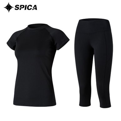 스피카 요가복세트 티셔츠 칠부레깅스 SPA507703