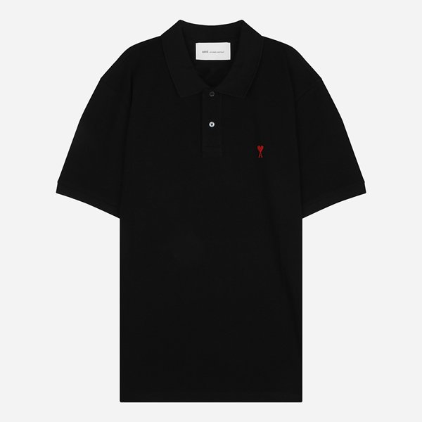 [시흥점] 6S BFUPL001 760 001 남성 로고 자수 PK 셔츠 블랙