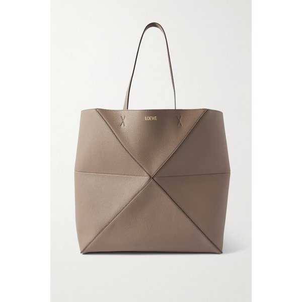 퍼즐 폴드 호리즌탈 라지 텍스처 가죽 토트백 46376663162983563