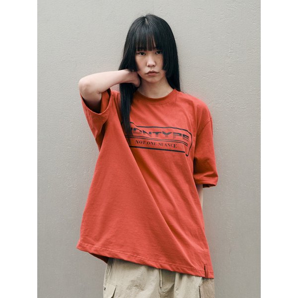 [UNISEX] BOX N.O.N SYMBOL T-SHIRTS (RED)
