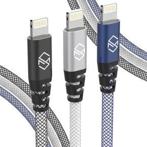 3M 롱케이블 아이폰 8핀 고속충전 애플 라이트닝 iOS USB 핸드폰 휴대폰 충전기 펜스 케이블