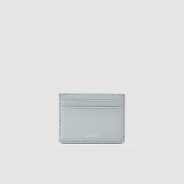 산드로옴므 [SANDRO HOMME] 로고 레더 카드 홀더 SH25S3MLR0135