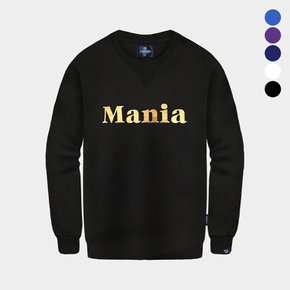 골드 마니아 맨투맨티 남녀공용 빅사이즈 S~4XL 오버핏 박스티 루즈핏 긴팔 면티 단체티 티셔츠