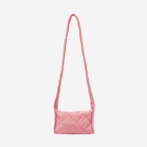 코스 다이아몬드 퀼티드 미니 크로스바디백 핑크 COS Diamond Quilted Mini Crossbody Bag Pink