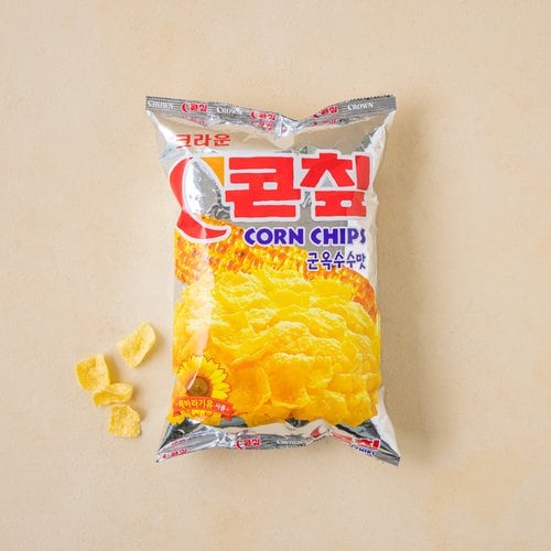 크라운 콘칩 군옥수수맛 148G