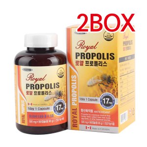  캐나다직수입 로얄 프로폴리스 500mg*180캡슐 2BOX