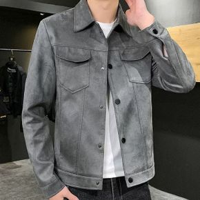 남성 스웨이드 데일리 트러커 자켓 ON JUA QWD38B69_P435556842