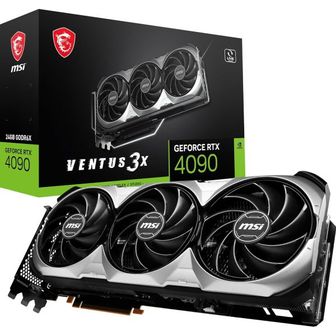  영국 MSI 그래픽카드0108 GeForce RTX 4090 Ventus 3X 24G Gaming Graphics Card NVIDIA 24GB GD