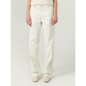 WIDE DENIM PANTS WOMEN (CREAM)