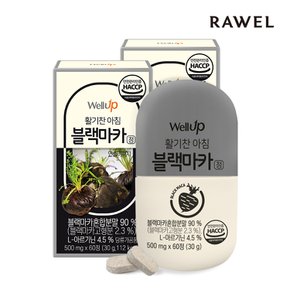 타블랩 활기찬 아침 블랙마카정 아르기닌 2통 (500mg x 60정)