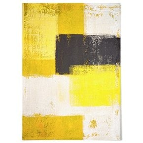 패브릭 포스터 F242 추상화 그림 액자 Yellow and Grey