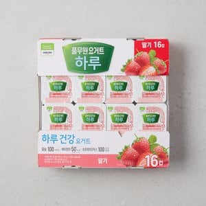 풀무원 [풀무원다논]하루요거트 딸기(80g16개) 1280g