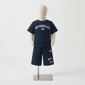 노스페이스 키즈 키즈 캠프플래그 크루세트 NAVY NT7US16U