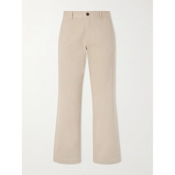 포르투기스 플란넬 라부라 스트레이트 코튼 트윌 팬츠 46376663163010564