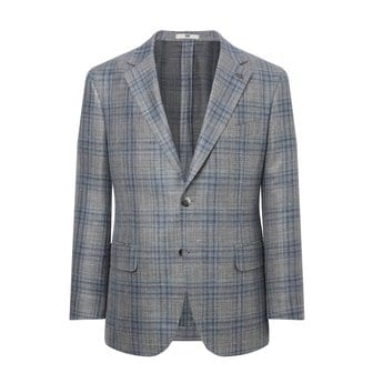 닥스 [24SS] [LORO PIANA 원단] 울실크린넨 글렌체크 자켓 DMJA4AC04G2