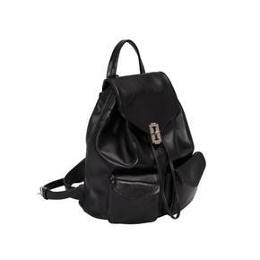 Occam Doux double pocket Backpack M (오캄 두 더블 포켓 백팩 미듐) Black_VQB4-1BP240-1BKXX