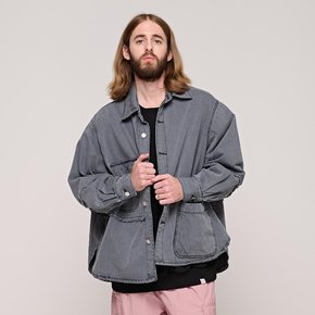 CB CUTTING DENIM SHIRTKET (GRAY)