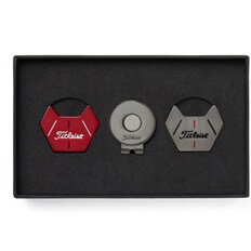 [아쿠쉬네트 정품]24년 타이틀리스트 제트 블랙 볼마커 클립 세트 JET BLACK BALL MARKER