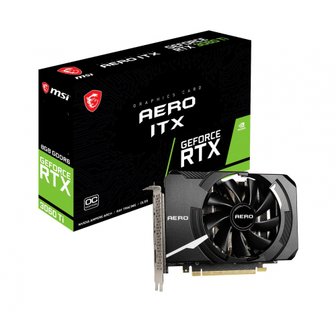  MSI 지포스 GeForce RTX 3060 Ti AERO ITX 8G OC LHR 그래픽 보드 VD7849