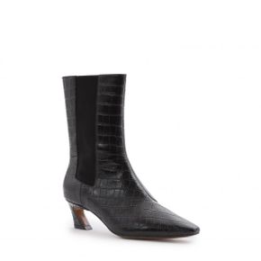 5064790 Reiss Mina Croc Embossed Chelsea Boot