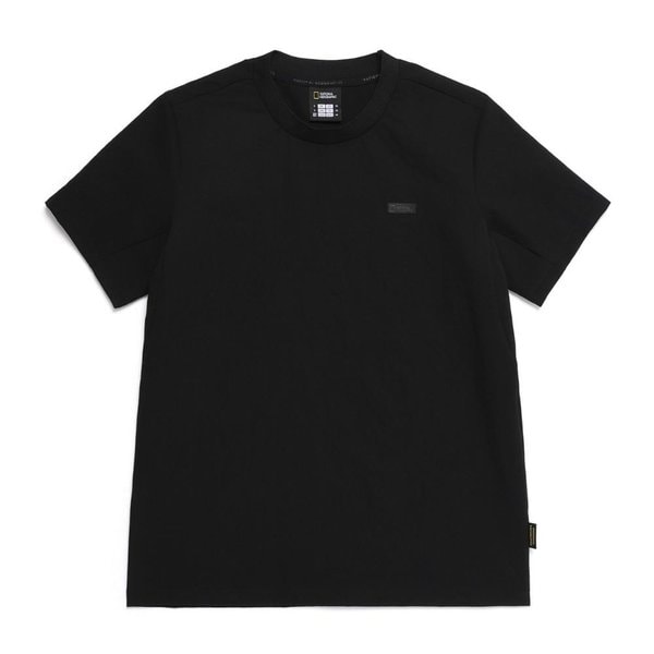 [여주점] N252WTS350 여성 마이크로 에어닷 베이직핏 반팔 티셔츠 CARBON BLACK